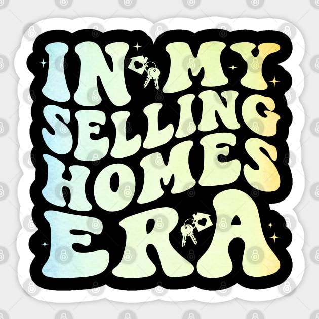 Groovy Realtor Real Estate Agent In My Selling Homes Era Sticker by Nisrine